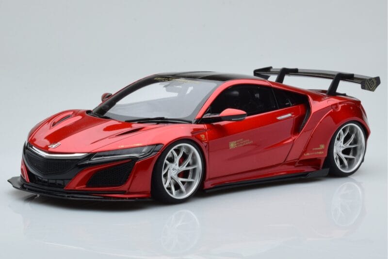 Honda NSX NC1 Liberty Walk Candy Czerwony GT Spirit 1:18 GT245 Metal