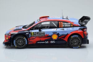Hyundai i20 Coupe WRC #11 T. Neuville / N. Gilsoul Rally Monte Carlo 2020 IXO 1:18 18RMC067A Metal — zdjęcie 3 z 6