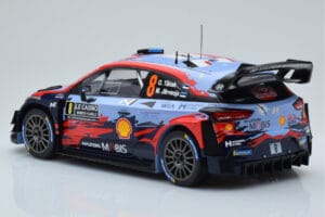 Hyundai i20 Coupe WRC #8 O. Tanak / M. Jarveoja Rally Monte Carlo 2020 IXO 1:18 18RMC067C Metal — zdjęcie 5 z 6