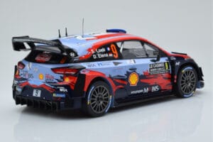 Hyundai i20 Coupe WRC #9 S. Loeb / I. Galmiche Rally Monte Carlo 2020 IXO 1:18 18RMC067B Metal — zdjęcie 2 z 6