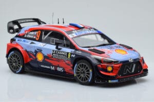 Hyundai i20 Coupe WRC #9 S. Loeb / I. Galmiche Rally Monte Carlo 2020 IXO 1:18 18RMC067B Metal — zdjęcie 4 z 6