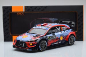 Hyundai i20 Coupe WRC #9 S. Loeb / I. Galmiche Rally Monte Carlo 2020 IXO 1:18 18RMC067B Metal — zdjęcie 6 z 6