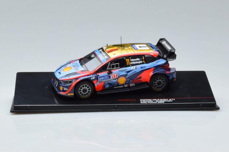 Hyundai i20 N Rally1 #11 T. Neuville / M. Wydaeghe Rally Finland 2022 IXO 1:43 RAM866 Metal