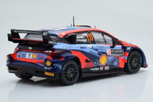 Hyundai i20 N Rally1 #11 T. Neuville / M. Wydaeghe Rally Monte Carlo 2022 IXO 1:18 18RMC112 Metal — zdjęcie 2 z 6
