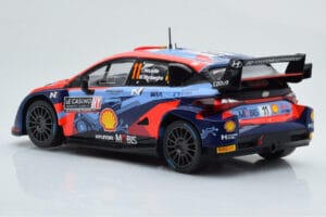 Hyundai i20 N Rally1 #11 T. Neuville / M. Wydaeghe Rally Monte Carlo 2022 IXO 1:18 18RMC112 Metal — zdjęcie 5 z 6