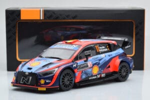 Hyundai i20 N Rally1 #11 T. Neuville / M. Wydaeghe Rally Monte Carlo 2022 IXO 1:18 18RMC112 Metal — zdjęcie 6 z 6