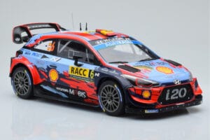 Hyundai i20 Coupe WRC #6 D. Sordo / C. del Barrio Rally Catalunya 2019 IXO 1:18 18RMC052C Metal — zdjęcie 4 z 6