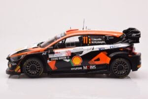 Hyundai i20 N Rally1 #11 T. Neuville / M. Wydaeghe Rally Croatia 2023 IXO 1:18 18RMC160A Metal — zdjęcie 3 z 6