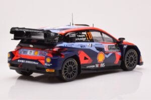 Hyundai i20 N Rally1 #11 T. Neuville / M. Wydaeghe Rally Monte Carlo 2023 IXO 1:18 18RMC153A Metal — zdjęcie 2 z 6