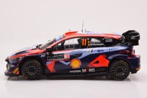 Hyundai i20 N Rally1 #11 T. Neuville / M. Wydaeghe Rally Monte Carlo 2023 IXO 1:18 18RMC153A Metal — zdjęcie 3 z 6