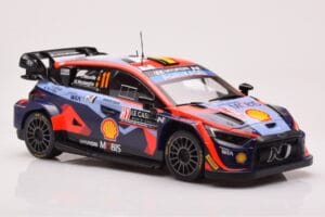 Hyundai i20 N Rally1 #11 T. Neuville / M. Wydaeghe Rally Monte Carlo 2023 IXO 1:18 18RMC153A Metal — zdjęcie 4 z 6