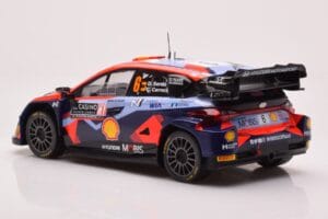 Hyundai i20 N Rally1 #6 D. Sordo / C. Carrera Rally Monte Carlo 2023 IXO 1:18 18RMC153B Metal — zdjęcie 5 z 6