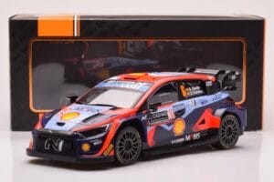 Hyundai i20 N Rally1 #6 D. Sordo / C. Carrera Rally Monte Carlo 2023 IXO 1:18 18RMC153B Metal — zdjęcie 6 z 6
