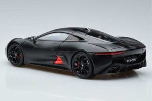 Jaguar C-X75 Czarny Almost Real 1:18 810605 Metal — zdjęcie 6 z 7