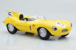 Jaguar D-Type #5 Ecurie Nationale Belge 24 Hours of Le Mans 1956 CMR 1:18 CMR143 Metal — zdjęcie 4 z 6