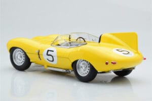 Jaguar D-Type #5 Ecurie Nationale Belge 24 Hours of Le Mans 1956 CMR 1:18 CMR143 Metal — zdjęcie 5 z 6