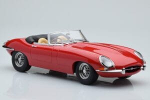 Jaguar E-Type Series 1 Roadster Czerwony KK-Scale 1:18 KKDC180482 Metal — zdjęcie 4 z 6