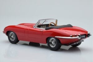 Jaguar E-Type Series 1 Roadster Czerwony KK-Scale 1:18 KKDC180482 Metal — zdjęcie 5 z 6