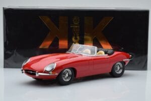 Jaguar E-Type Series 1 Roadster Czerwony KK-Scale 1:18 KKDC180482 Metal — zdjęcie 6 z 6