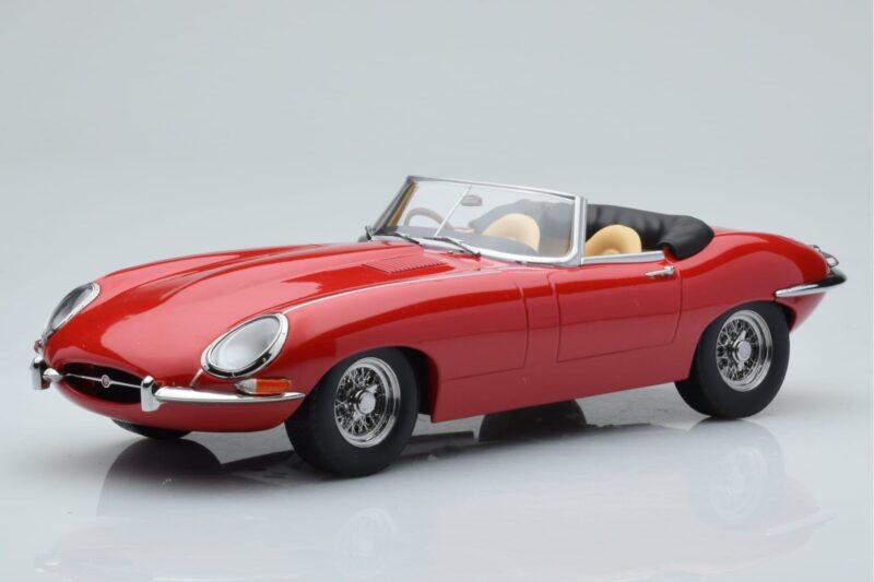 Jaguar E-Type Series 1 Roadster Czerwony KK-Scale 1:18 KKDC180482 Metal
