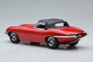 Jaguar E-Type Series 1 Roadster Czerwony KK-Scale 1:18 KKDC180484 Metal — zdjęcie 5 z 6