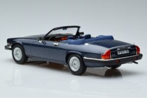 Jaguar XJS V12 Kabriolet Niebieski Metalik Limitowana Edycja Norev 1:18 182636 Metal — zdjęcie 5 z 6