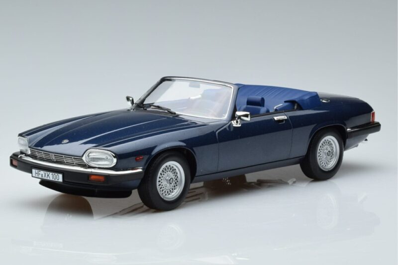 Jaguar XJS V12 Kabriolet Niebieski Metalik Limitowana Edycja Norev 1:18 182636 Metal