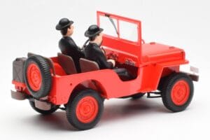 Jeep Willys Tintin 2 Figurki UT Models 1:18 180150000 Metal — zdjęcie 2 z 6