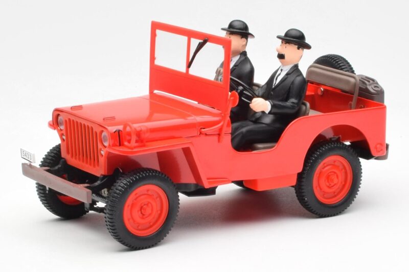 Jeep Willys Tintin 2 Figurki UT Models 1:18 180150000 Metal