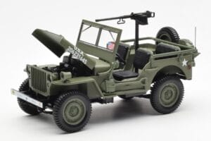 Jeep Willys MB US Army D-Day 1944 Norev 1:18 189016 Metal — zdjęcie 2 z 10