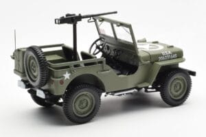 Jeep Willys MB US Army D-Day 1944 Norev 1:18 189016 Metal — zdjęcie 3 z 10