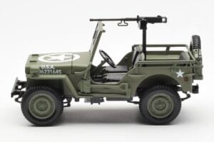 Jeep Willys MB US Army D-Day 1944 Norev 1:18 189016 Metal — zdjęcie 4 z 10