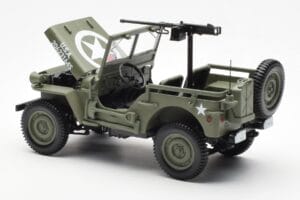 Jeep Willys MB US Army D-Day 1944 Norev 1:18 189016 Metal — zdjęcie 7 z 10