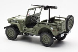 Jeep Willys MB US Army D-Day 1944 Norev 1:18 189016 Metal — zdjęcie 9 z 10