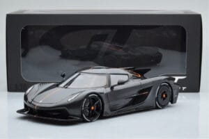 Koenigsegg Jesko Absolut Graphite Szary Asia Exclusive GT Spirit 1:18 CLDC025 Żywica — zdjęcie 6 z 6