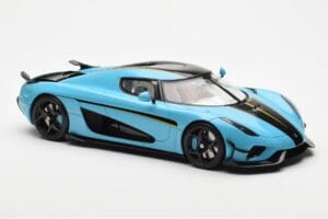 Koenigsegg Regera Baby Niebieski GT Spirit 1:18 GT881 Żywica — zdjęcie 4 z 6
