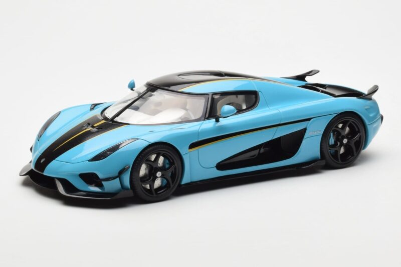 Koenigsegg Regera Baby Niebieski GT Spirit 1:18 GT881 Żywica