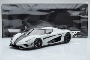 Koenigsegg Regera Szary Asia Exclusive GT Spirit 1:18 CLDC026 Żywica — zdjęcie 5 z 5