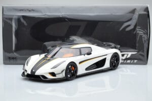 Koenigsegg Regera Biały GT Spirit 1:18 GT391 Żywica — zdjęcie 5 z 5