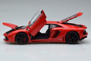 Lamborghini Aventador LP700-4 Andromeda Czerwony AUTOart 1:18 74669 Metal — zdjęcie 4 z 10
