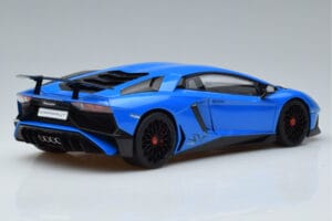 Lamborghini Aventador LP750-4 SV Niebieski AUTOart 1:18 74559 Kompozyt — zdjęcie 3 z 8