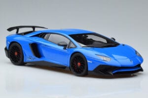 Lamborghini Aventador LP750-4 SV Niebieski AUTOart 1:18 74559 Kompozyt — zdjęcie 5 z 8