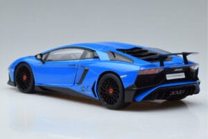 Lamborghini Aventador LP750-4 SV Niebieski AUTOart 1:18 74559 Kompozyt — zdjęcie 6 z 8