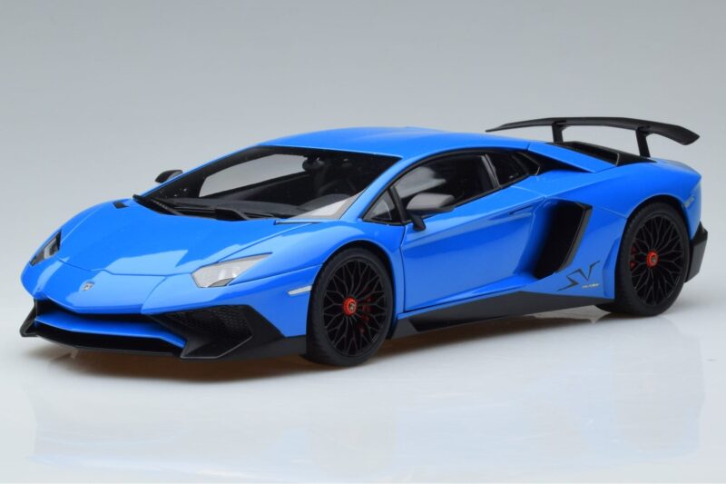 Lamborghini Aventador LP750-4 SV Niebieski AUTOart 1:18 74559 Kompozyt