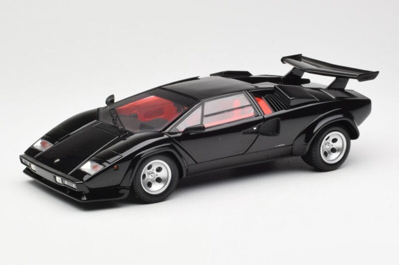 Lamborghini Countach LP 5000 Quattrovalvole Czarny Kyosho 1:18 08320BK Metal