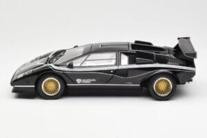 Lamborghini Countach LP 500R Czarny Kyosho 1:18 08320C Metal — zdjęcie 4 z 8