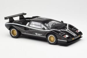 Lamborghini Countach LP 500R Czarny Kyosho 1:18 08320C Metal — zdjęcie 6 z 8