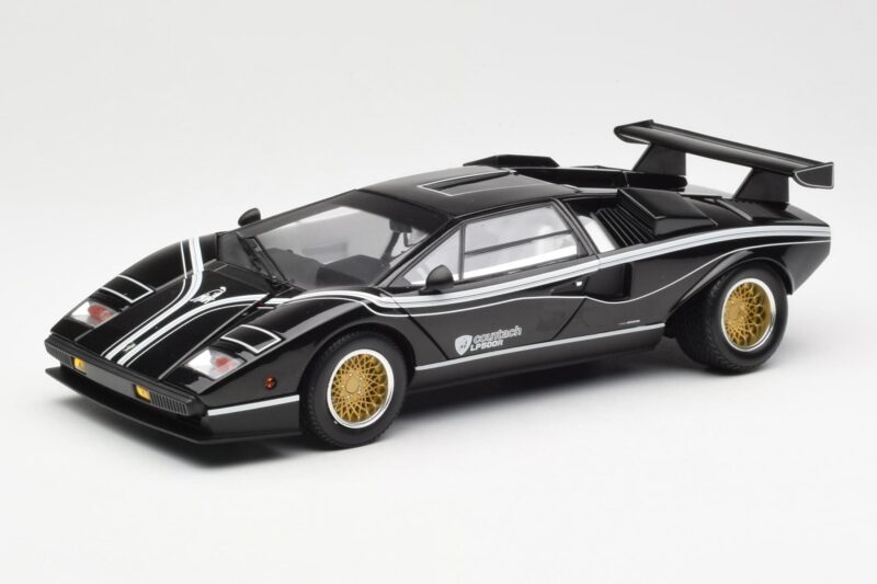 Lamborghini Countach LP 500R Czarny Kyosho 1:18 08320C Metal