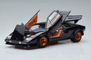 Lamborghini Countach LP500S Walter Wolf Ciemny Niebieski Kyosho 1:18 08320D Metal — zdjęcie 2 z 11