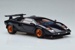 Lamborghini Countach LP500S Walter Wolf Ciemny Niebieski Kyosho 1:18 08320D Metal — zdjęcie 6 z 11